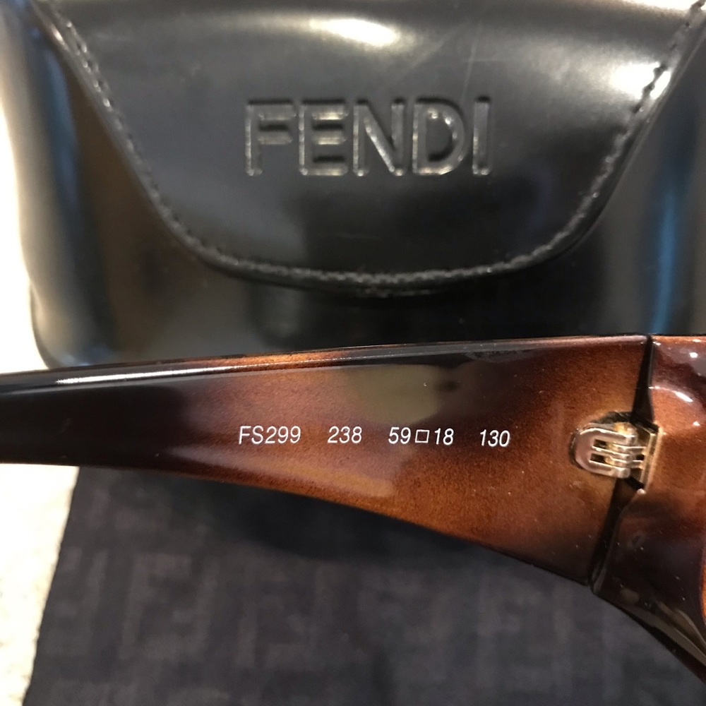 Brown Fendi sunglasses